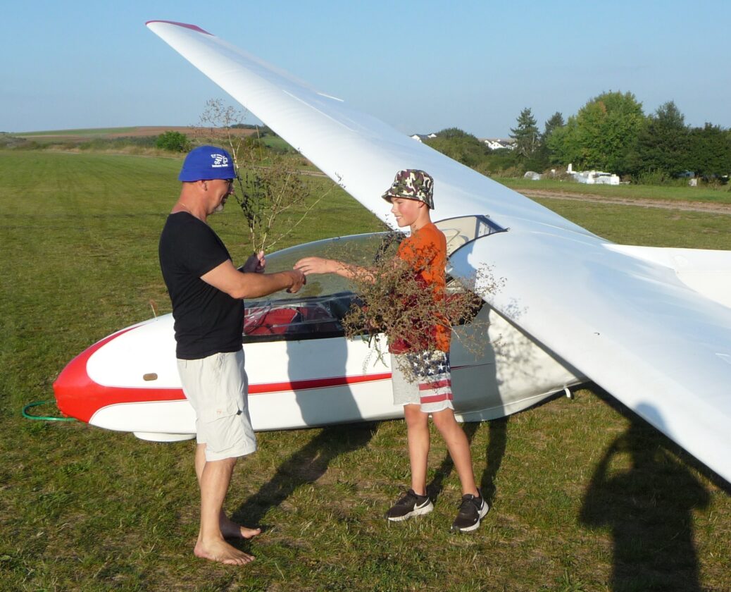 Marius im Alleinflug! - Flugsportverein Sobernheim